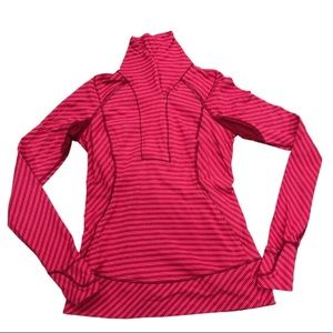 Lululemon active wear pullover cranberry size 6